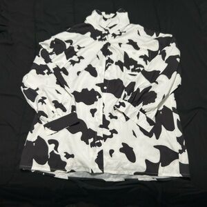 Cow Print Button up